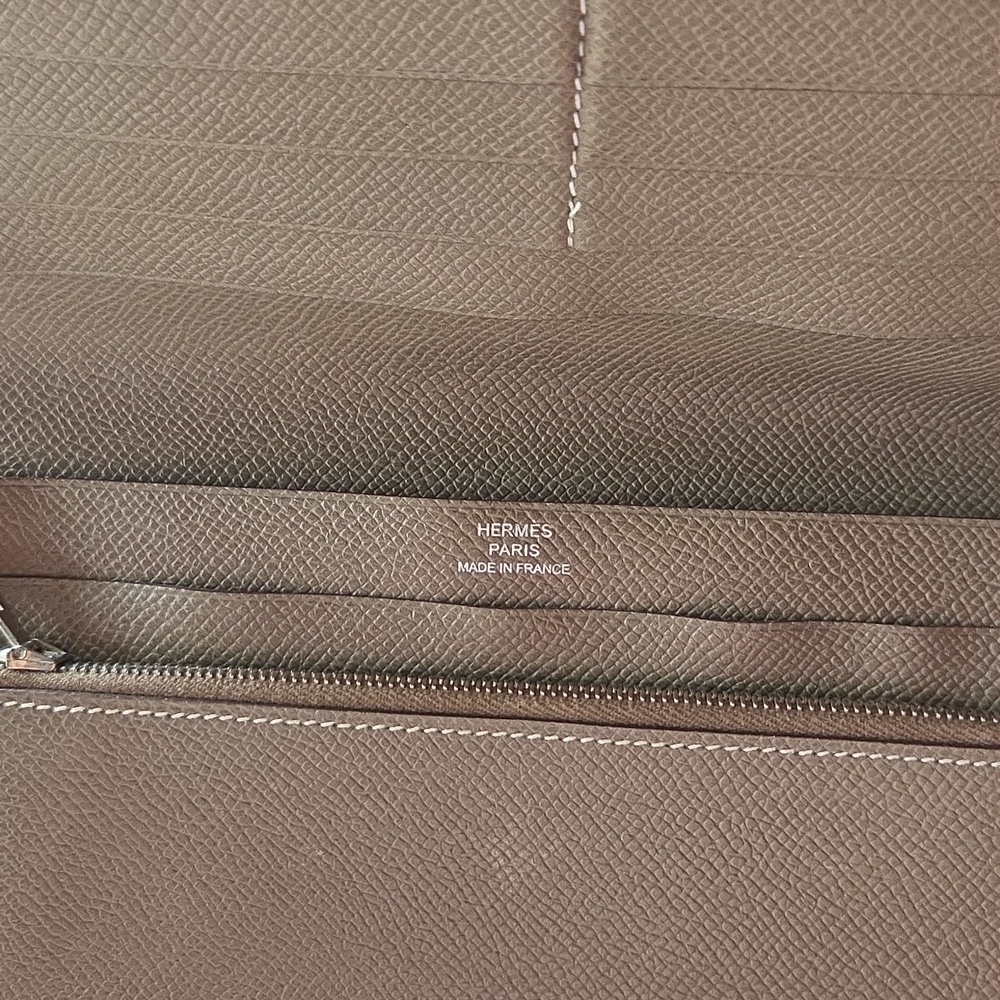 Hermes Taupe Leather Organizer - Picture 3 of 9